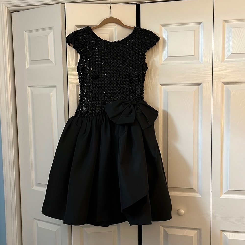 Darcy black sequence dress.